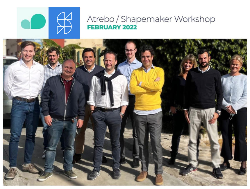 Shapemaker, empresa parceira da Atrebo, visita nossa sede em Sevilha para um workshop de três dias