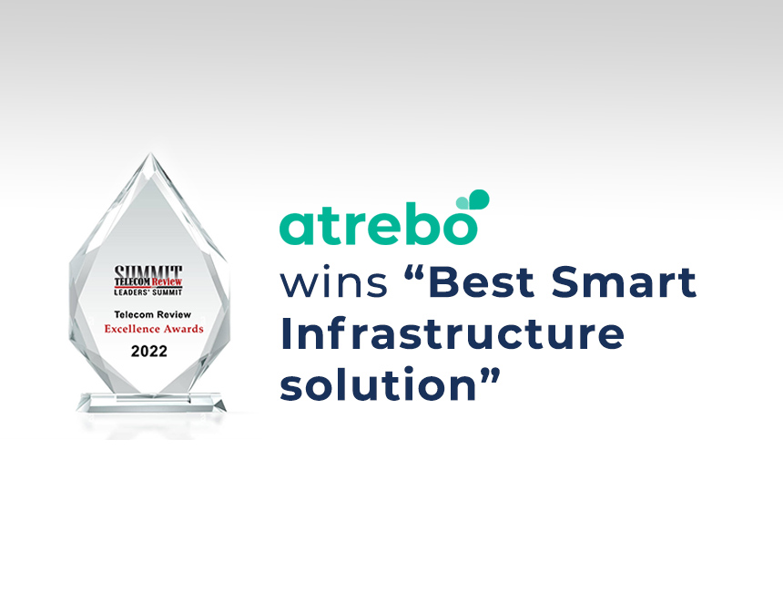 Atrebo wins ‘Best Smart Infrastructure Solution’ at Telecom Review Excellence Awards